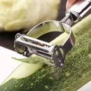 Descascador INOX Legumes Frutas Dupla Lâmina Móvel 2 Em 1/Descascador De Legumes Verduras Frutas promoção
