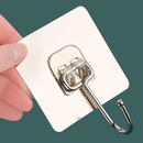 Gancho Adesivo Metálico Autocolante Multifuncional Parede Cozinha Banheiro Casa