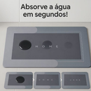 kit Tapete para Banheiro de Secagem Rápida e Super Absorvente Ideal para Chuveiro Cozinha e Varanda