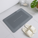 Tapete de Banheiro Super Absorvente Antiderrapante Secagem Rápida Cozinha Varanda 38x58cm