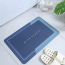Tapete de Banheiro Super Absorvente Antiderrapante Secagem Rápida Cozinha Varanda 38x58cm