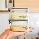 Pote Multiuso com Vedação Hermética e Click 460ml/950ml – Porta Mantimento, Freezer, Despensa, Geladeira