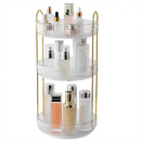 Organizador de Maquiagem Giratório – Suporte Multiuso 2/3 Andares p/ Cosméticos e Perfumes