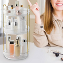 Organizador de Maquiagem Giratório – Suporte Multiuso 2/3 Andares p/ Cosméticos e Perfumes