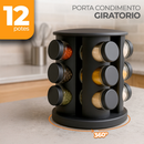 Porta Temperos Giratório 16 Potes – Organizador 360° de Cozinha