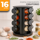 Porta Temperos Giratório 16 Potes – Organizador 360° de Cozinha