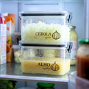 Pote Multiuso com Vedação Hermética e Click 460ml/950ml – Porta Mantimento, Freezer, Despensa, Geladeira