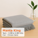 Manta para Sofá Luxo King Gigante 3x1,8mts Decorativa Premium Algodão