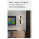 Arandela de Parede Led Espiral Acrilica Nórdica Bilho Ondas Decorativa 2w 110v/220v