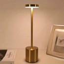 Luminária de Mesa LED 3 em 1 Recarregável USB Tipo C Abajur Cabeceira Escrivaninha Touch Moderna Decorativa