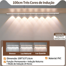 Luminária LED Armário Sensor de Movimento Recarregável USB Sem Fio Luz Ultrafina Closet Cozinha Gaveta