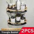 Kit 2 SUPORTE PARA SHAMPOO PARA USO NO BANHEIRO NA PAREDE