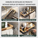 Kit 2 SUPORTE PARA SHAMPOO PARA USO NO BANHEIRO NA PAREDE de alumínio suporte organizador