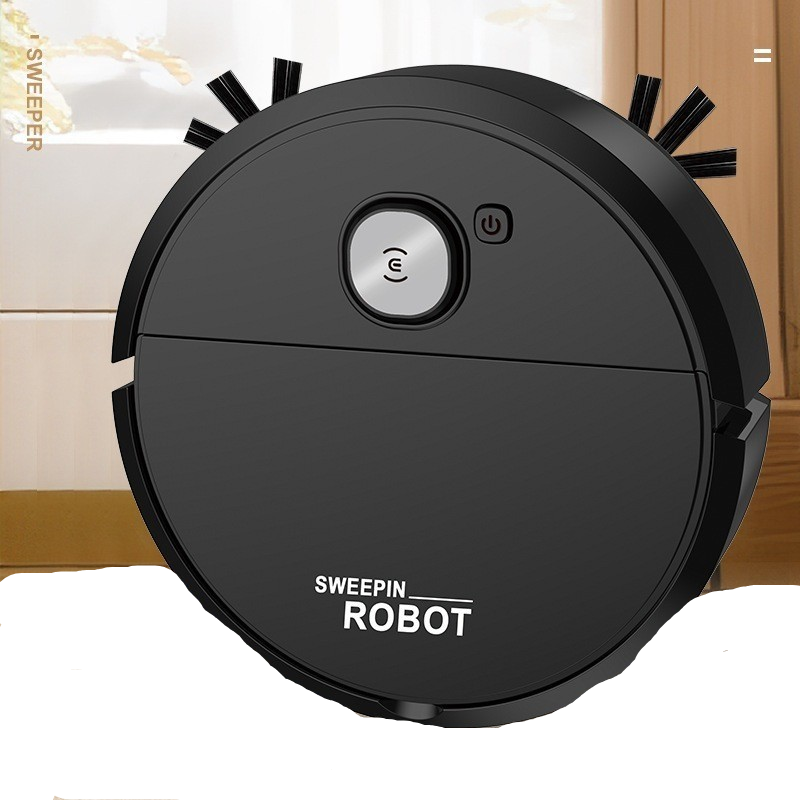 Robô Varredora/Aspirador De Pó Automática 3 Em 1 Limpeza Doméstica Robótico Inteligente E Silencioso