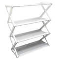 Sapateira Premium Porta Sapato 8 Pares Desmontável/Organizador Multiuso Clink 4 Andares