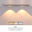 Luminária LED Armário Sensor de Movimento Recarregável USB Sem Fio Luz Ultrafina Closet Cozinha Gaveta