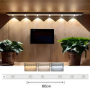 Luminária LED Armário Sensor de Movimento Recarregável USB Sem Fio Luz Ultrafina Closet Cozinha Gaveta
